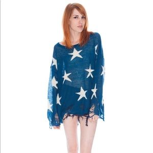 Blue Star WildFox Sweater
